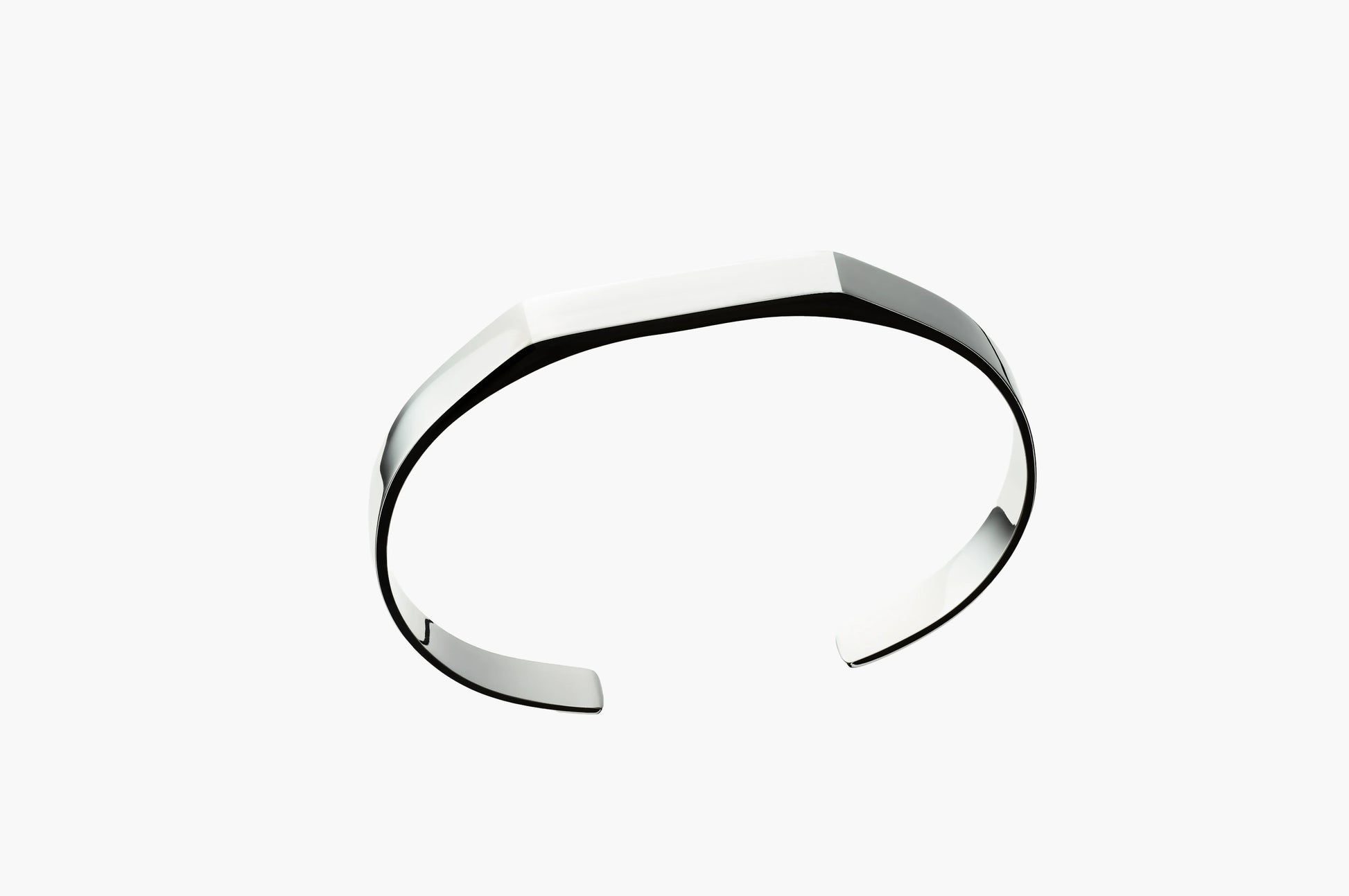Caltian stainless steel signet cuff bracelet mens jewelry 